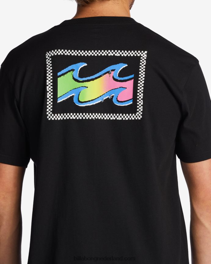 Billabong Heren krijt golf t-shirtzwart 4D20H332