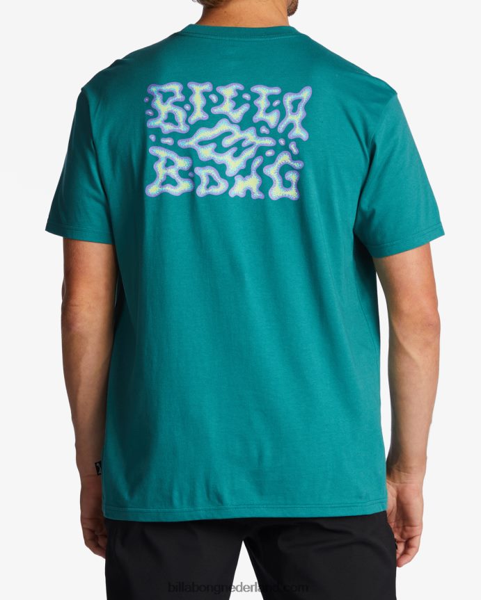 Billabong Heren lang verhaal t-shirtdonkere munt 4D20H261