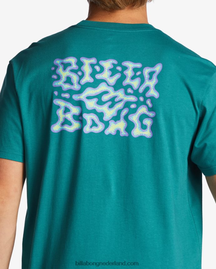 Billabong Heren lang verhaal t-shirtdonkere munt 4D20H261