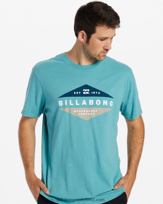 Billabong Heren niveau t-shirt met korte mouwenmunt 4D20H563