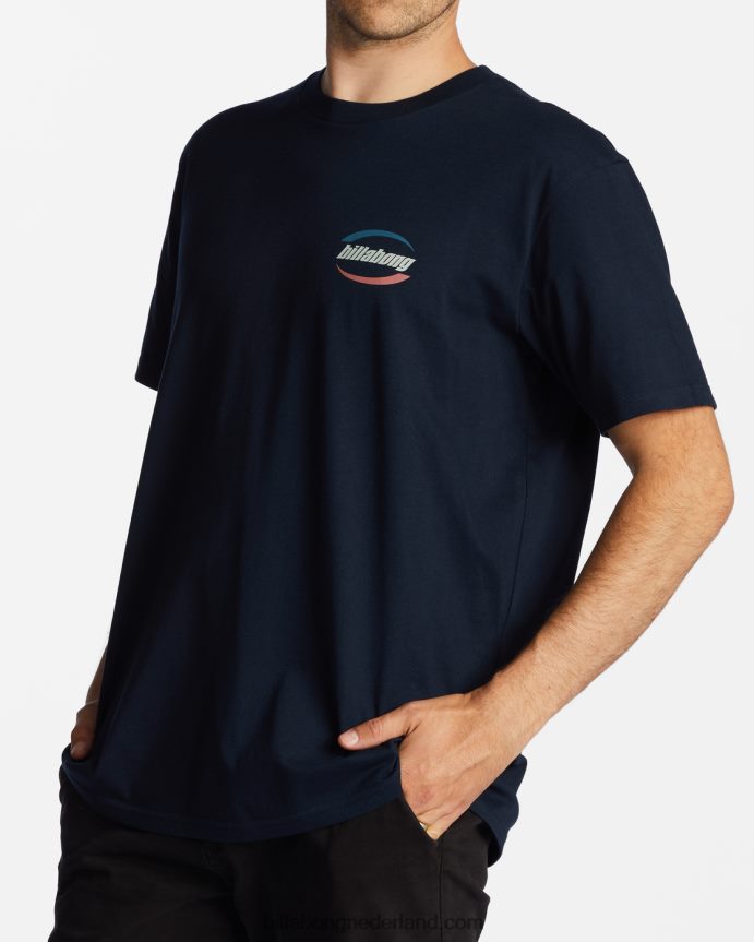 Billabong Heren ommuurd t-shirtmarine 4D20H524