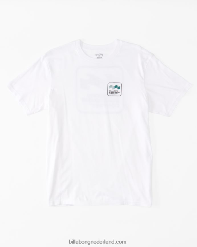 Billabong Heren ommuurd t-shirtwit 4D20H359