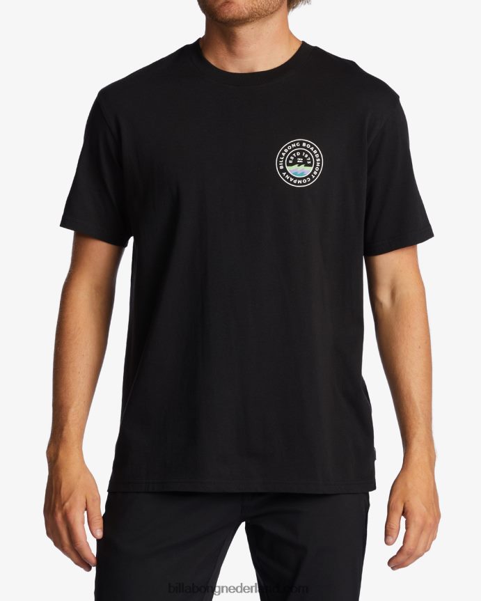 Billabong Heren ommuurd t-shirtzwart 4D20H571