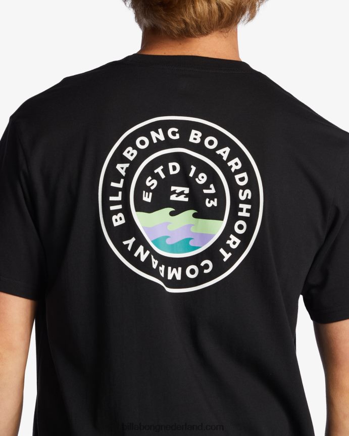 Billabong Heren ommuurd t-shirtzwart 4D20H571