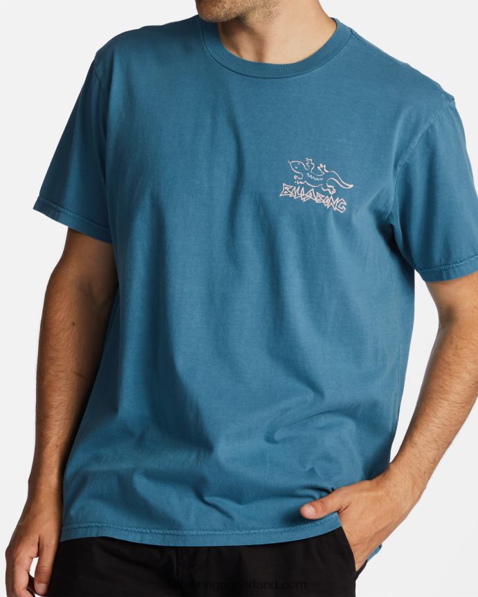 Billabong Heren reflecties t-shirtblauwe lagune 4D20H529