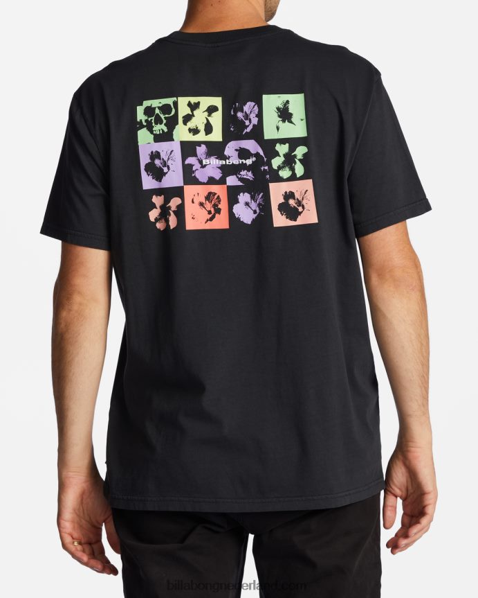 Billabong Heren reflecties t-shirtgewassen zwart 4D20H389