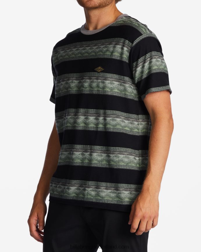 Billabong Heren reno t-shirtgewassen zwart 4D20H605