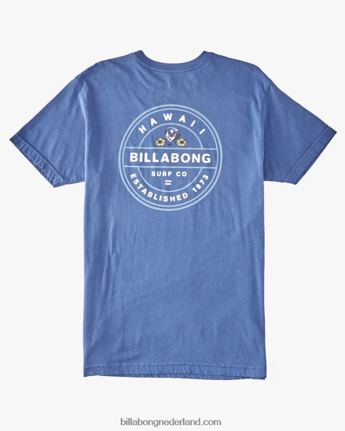 Billabong Heren rotor haan t-shirtdonkerblauw 4D20H301
