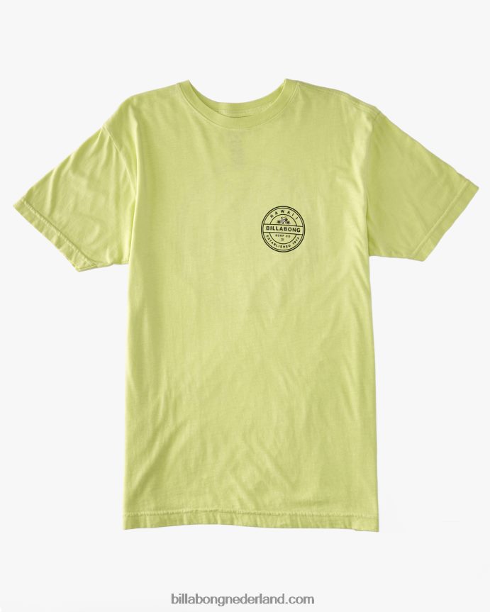 Billabong Heren rotor haan t-shirtlicht groen 4D20H323