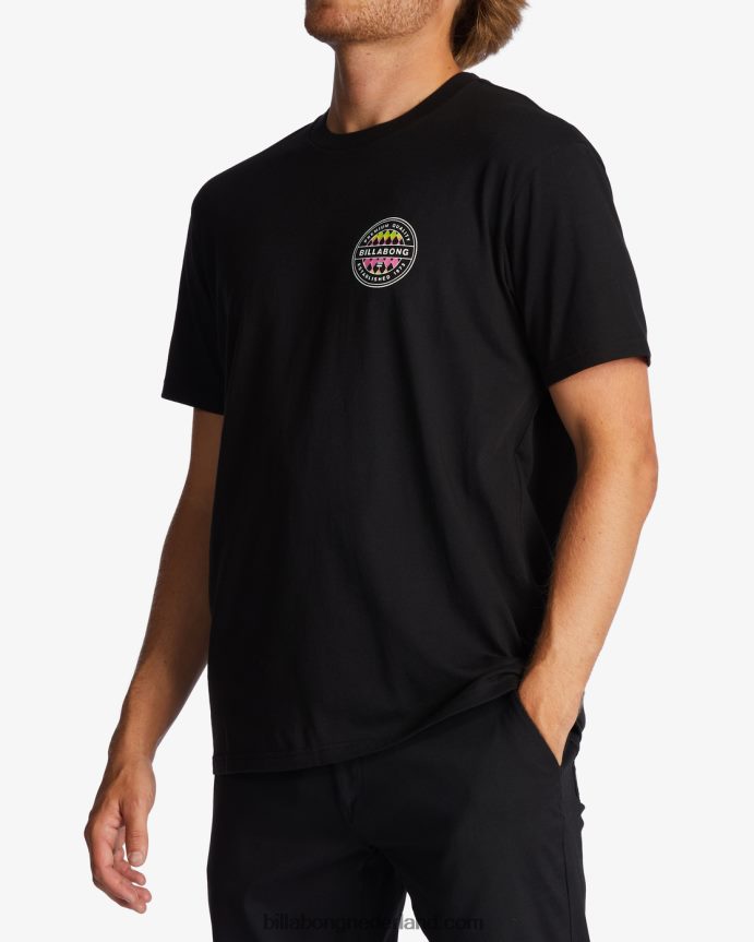 Billabong Heren rotor t-shirtzwart 4D20H530