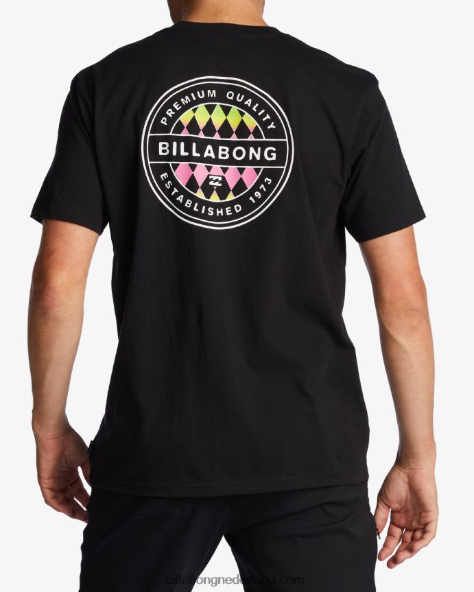Billabong Heren rotor t-shirtzwart 4D20H530