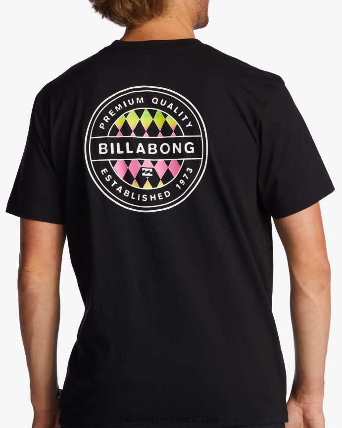 Billabong Heren rotor t-shirtzwart 4D20H530