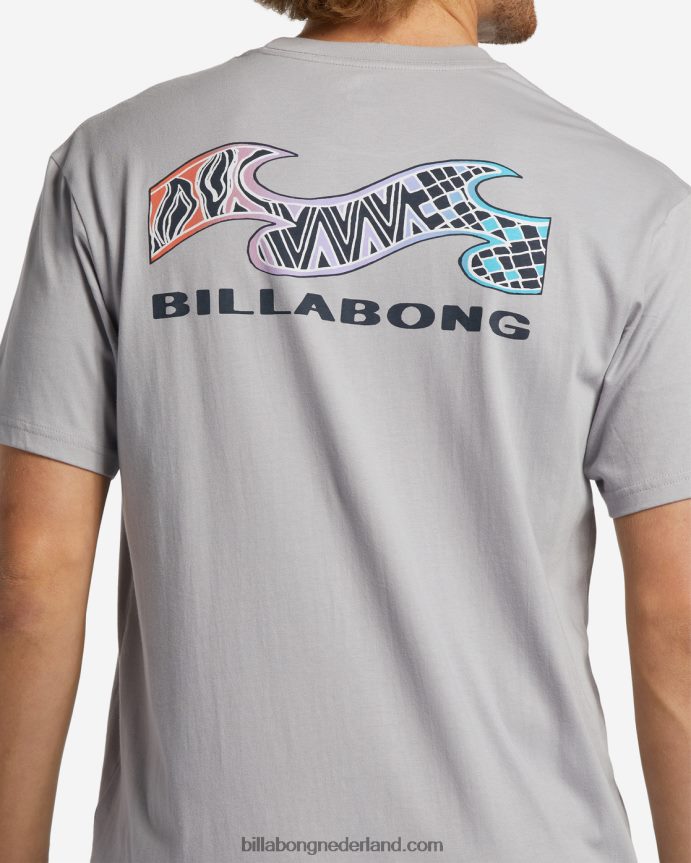 Billabong Heren segment-t-shirtgrijs violet 4D20H353