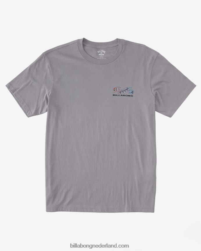 Billabong Heren segment-t-shirtgrijs violet 4D20H353