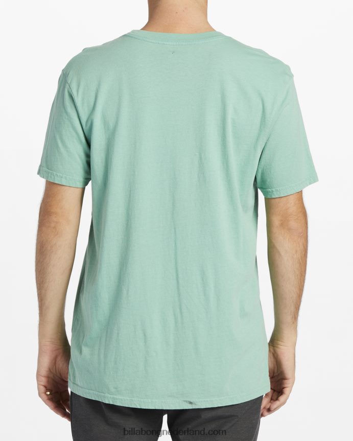 Billabong Heren sociaal lounge T-shirt met korte mouwenstoffig groen 4D20H581