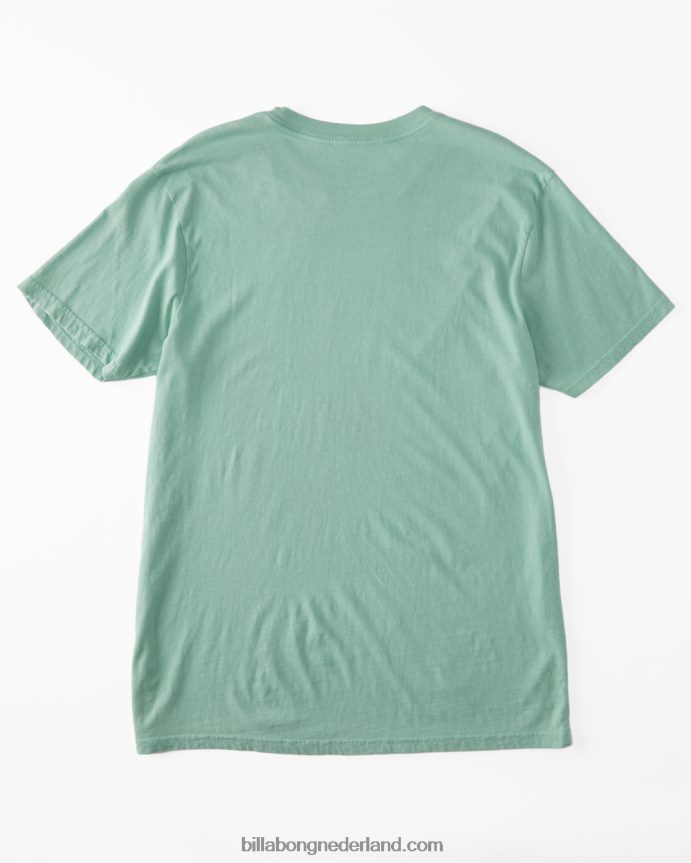 Billabong Heren sociaal lounge T-shirt met korte mouwenstoffig groen 4D20H581