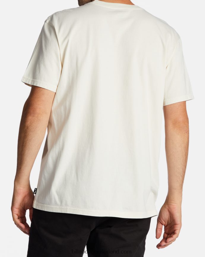 Billabong Heren thema diamant t-shirtgebroken wit 4D20H604