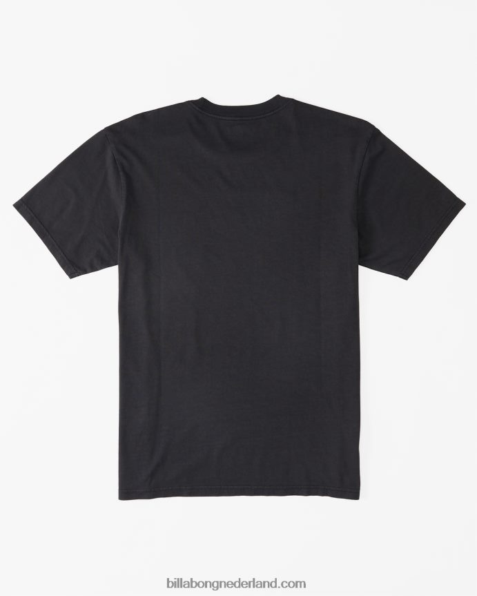 Billabong Heren thema diamant t-shirtgewassen zwart 4D20H410