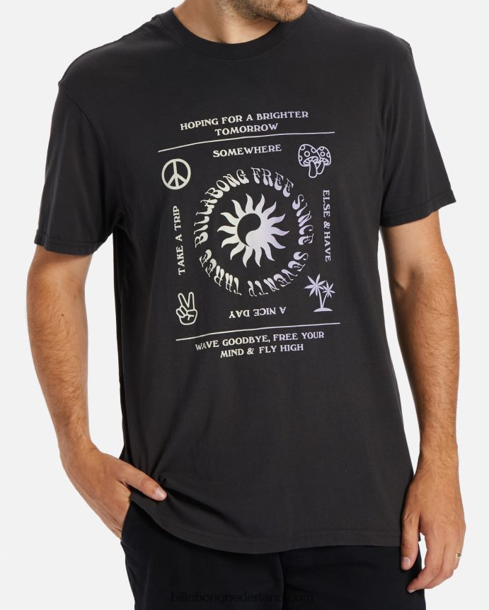 Billabong Heren trippin T-shirt met korte mouwenhoutskool 4D20H566