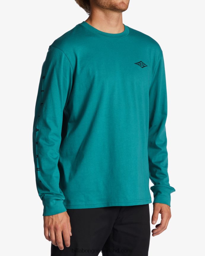 Billabong Heren unity t-shirt met lange mouwenwintertaling 4D20H659