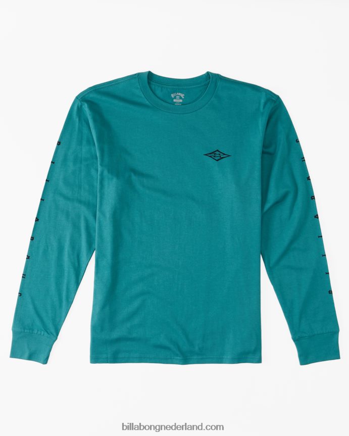 Billabong Heren unity t-shirt met lange mouwenwintertaling 4D20H659