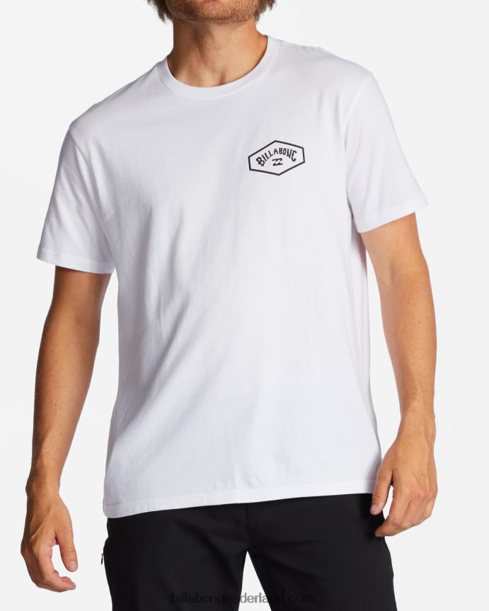 Billabong Heren verlaat boog t-shirtwit 4D20H542