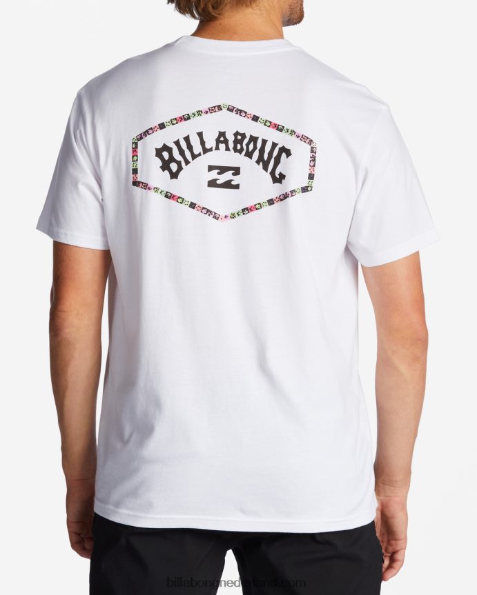Billabong Heren verlaat boog t-shirtwit 4D20H542