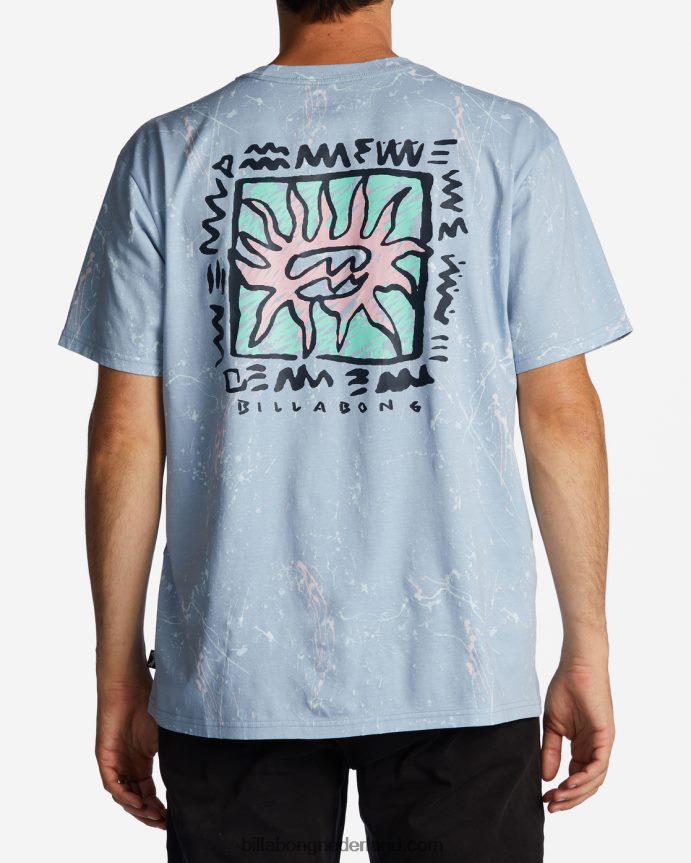 Billabong Heren verpakt in t-shirtgewassen blauw 4D20H565