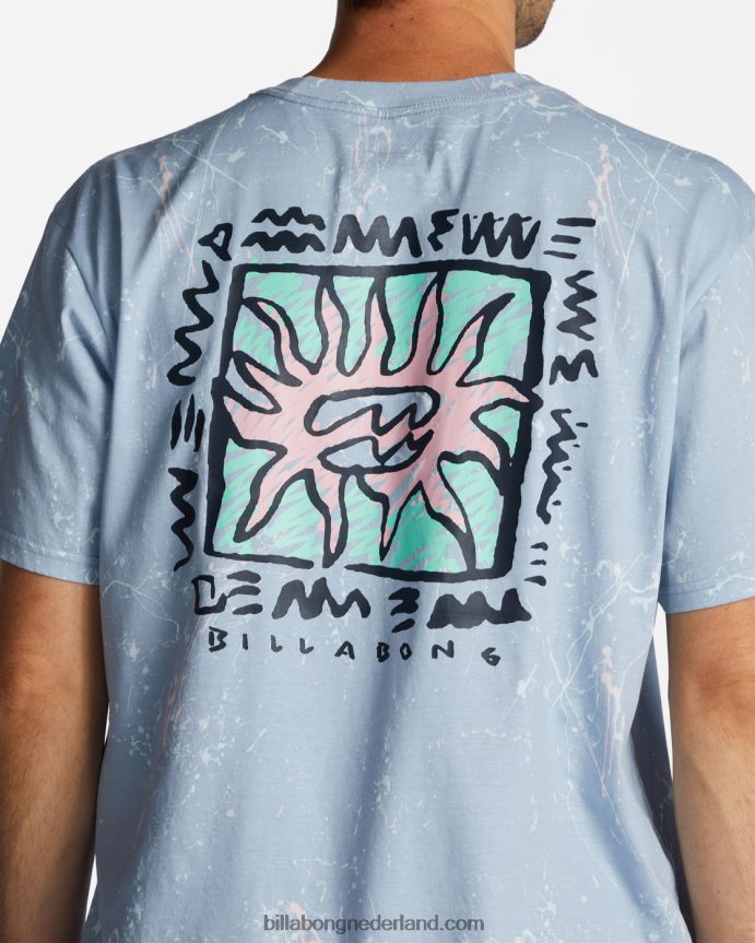 Billabong Heren verpakt in t-shirtgewassen blauw 4D20H565