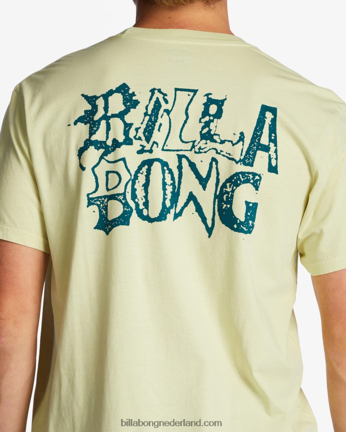 Billabong Heren verwoord t-shirtlichte limoen 4D20H418