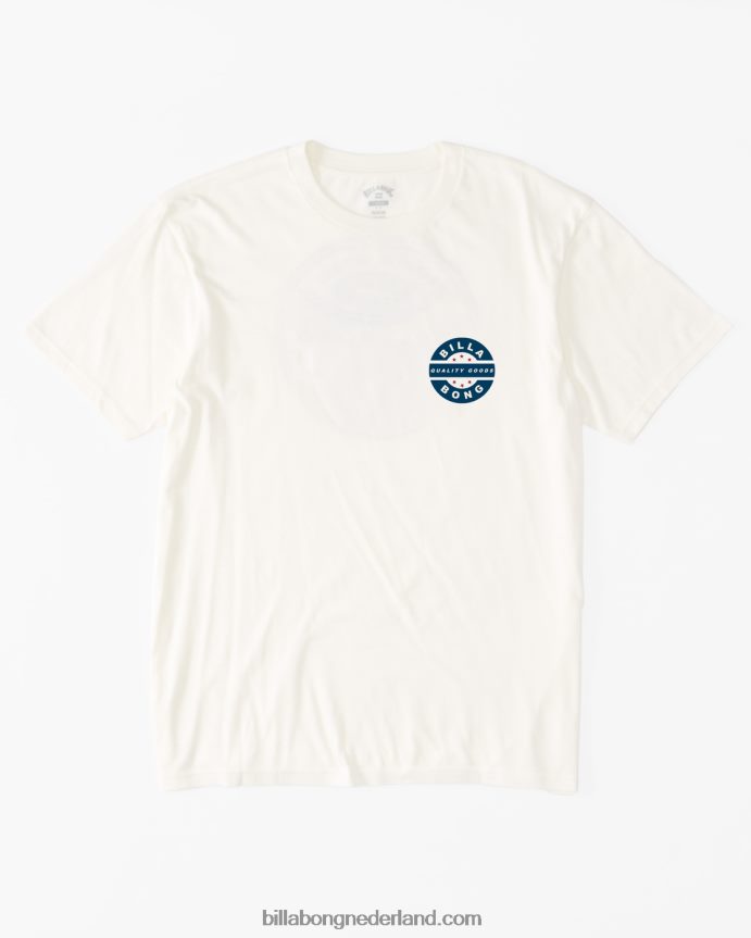 Billabong Heren vintage rotort-shirtgebroken wit 4D20H357