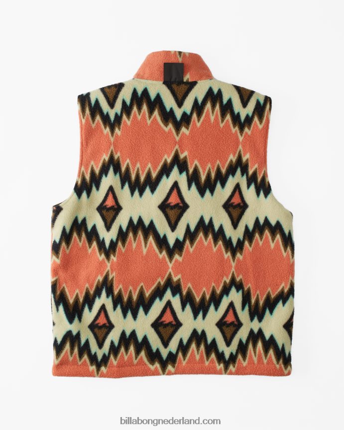 Billabong Heren a/div trail omkeerbaar vest met volledige ritssluitingraaf 4D20H2817