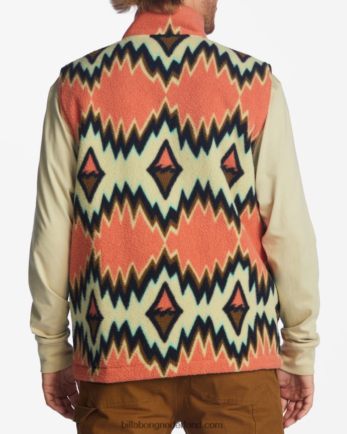 Billabong Heren a/div trail omkeerbaar vest met volledige ritssluitingraaf 4D20H2817