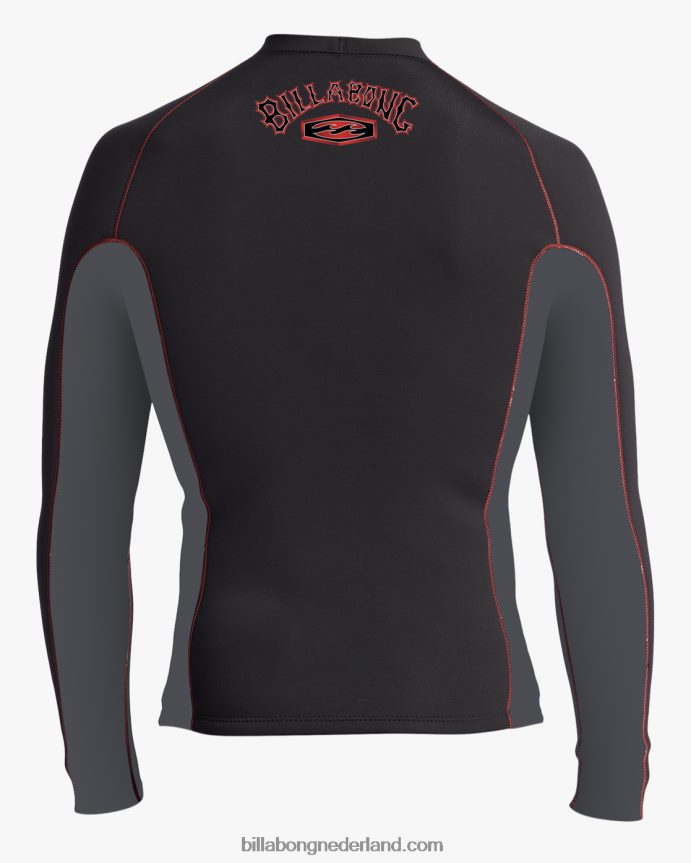 Billabong Heren 1/1 mm absoluut wetsuitjackzwart grijs 4D20H911