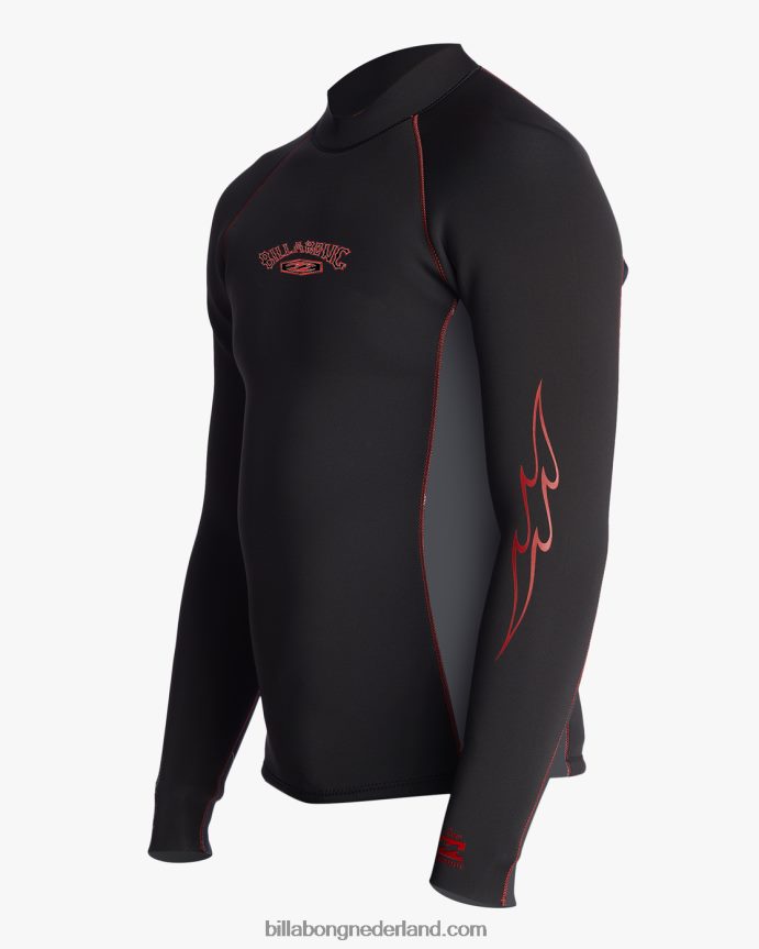 Billabong Heren 1/1 mm absoluut wetsuitjackzwart grijs 4D20H911
