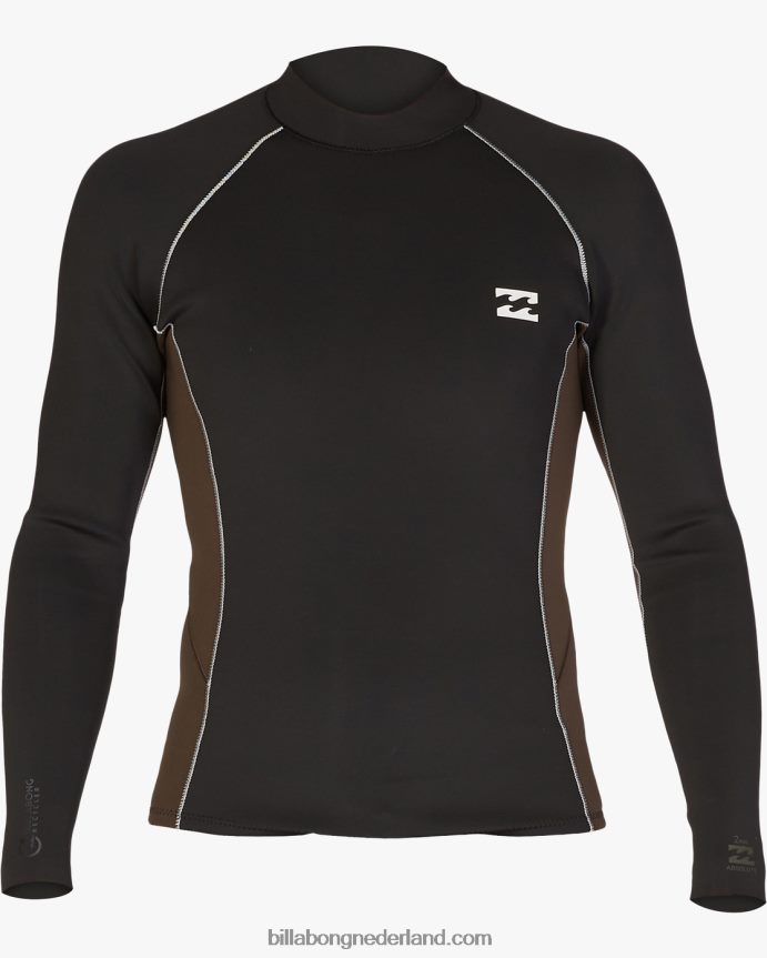 Billabong Heren 2 mm absoluut verwisselbaar wetsuitjackoverschot 4D20H897