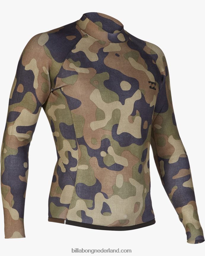 Billabong Heren 2 mm absoluut verwisselbaar wetsuitjackoverschot 4D20H897