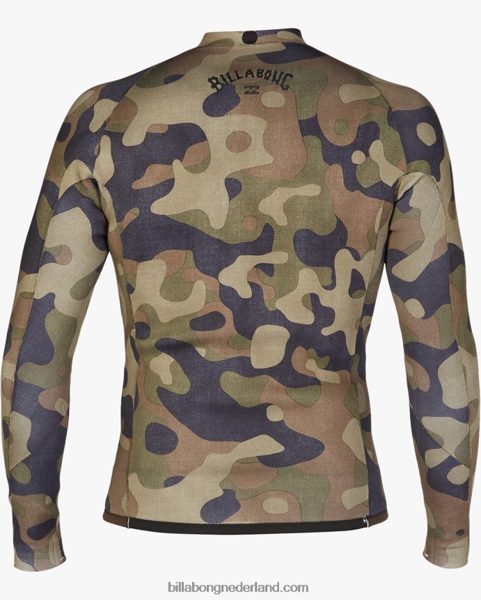 Billabong Heren 2 mm absoluut verwisselbaar wetsuitjackoverschot 4D20H897