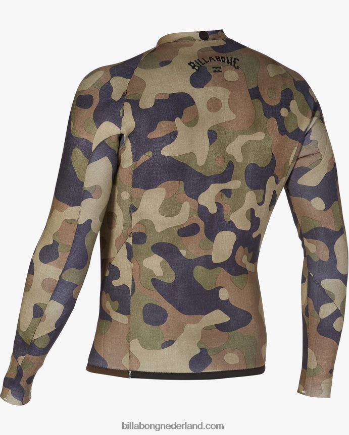 Billabong Heren 2 mm absoluut verwisselbaar wetsuitjackoverschot 4D20H897