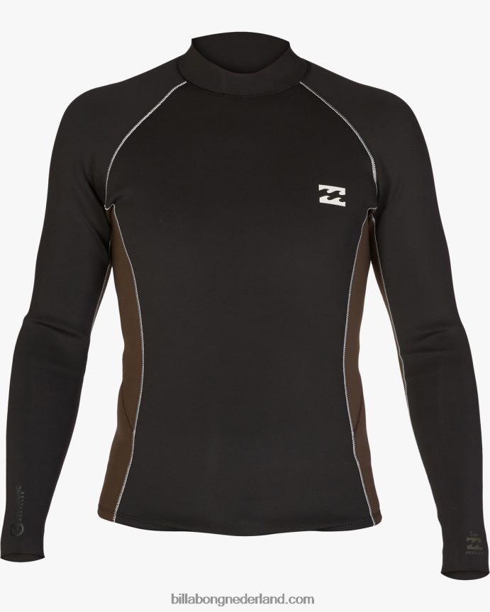 Billabong Heren 2 mm absoluut verwisselbaar wetsuitjackoverschot 4D20H897