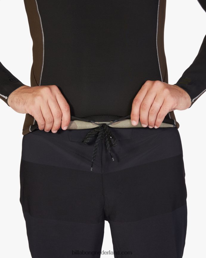 Billabong Heren 2 mm absoluut verwisselbaar wetsuitjackoverschot 4D20H897