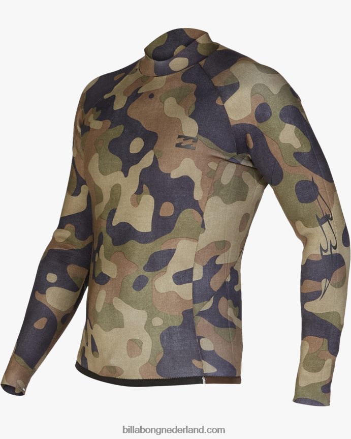 Billabong Heren 2 mm absoluut verwisselbaar wetsuitjackoverschot 4D20H897