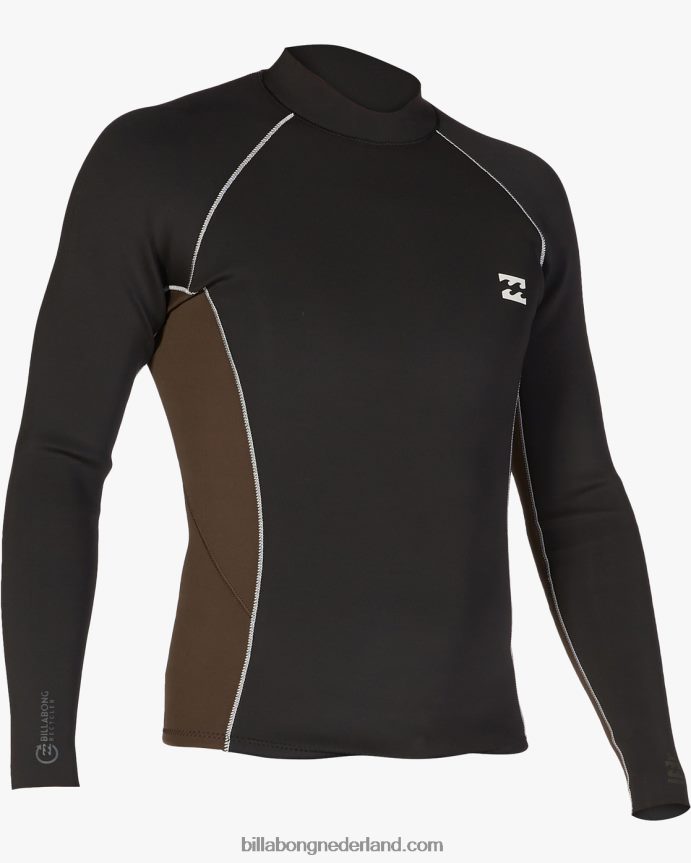 Billabong Heren 2 mm absoluut verwisselbaar wetsuitjackoverschot 4D20H897