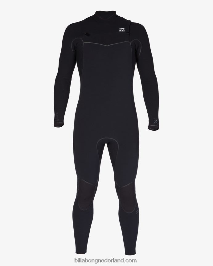 Billabong Heren Volledig wetsuit met 3/2 ovenborstritszwart 4D20H877