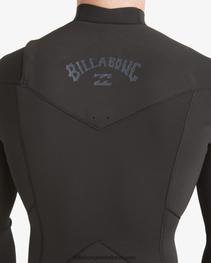 Billabong Heren Volledige wetsuit met 3/2 absolute borstritszwart 4D20H884