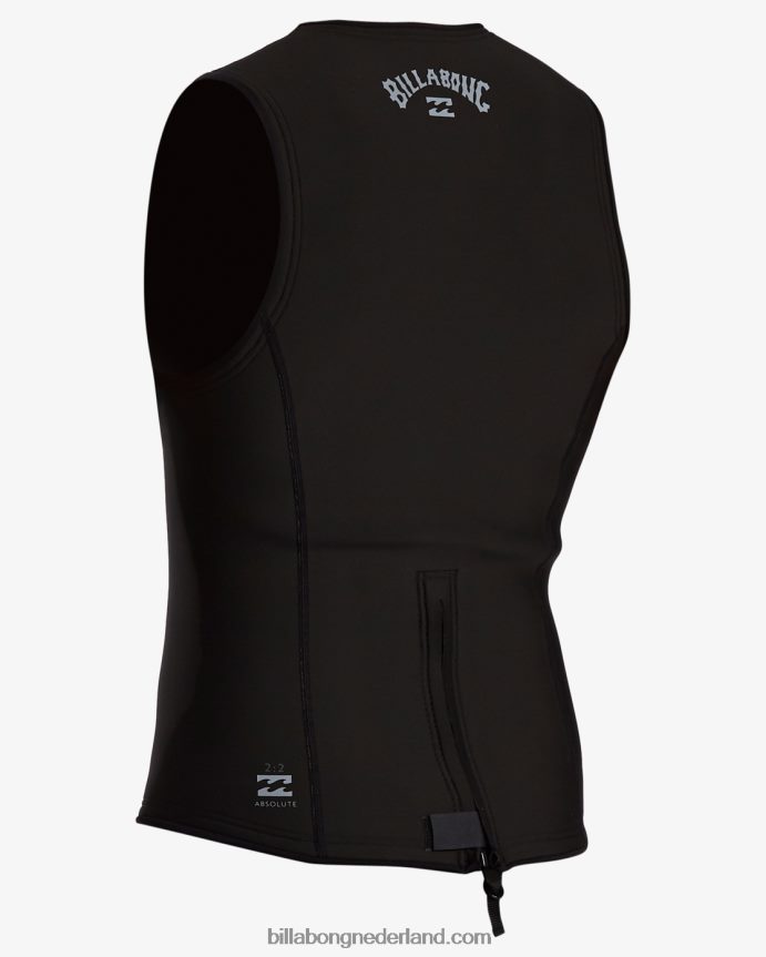 Billabong Heren absoluut wetsuitvestzwart 4D20H893