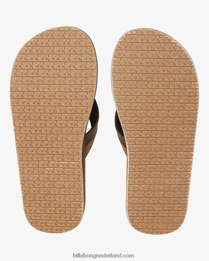 Billabong Heren all day impact slip-on sandalenkameel 4D20H714