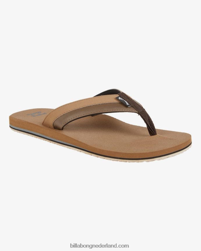 Billabong Heren all day impact slip-on sandalenkameel 4D20H714