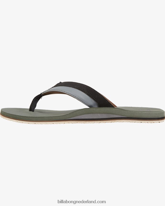 Billabong Heren all day impact slip-on sandalenleger 4D20H747