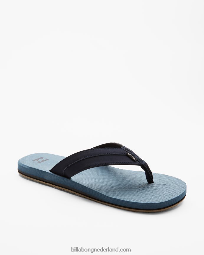 Billabong Heren all day impact slip-on sandalenrook blauw 4D20H742